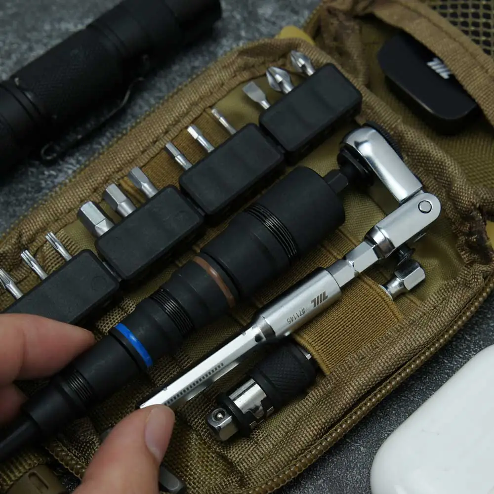 711L-1/4” フレックスヘッドEDCラチェットレンチ（Tハンドル付き）-03